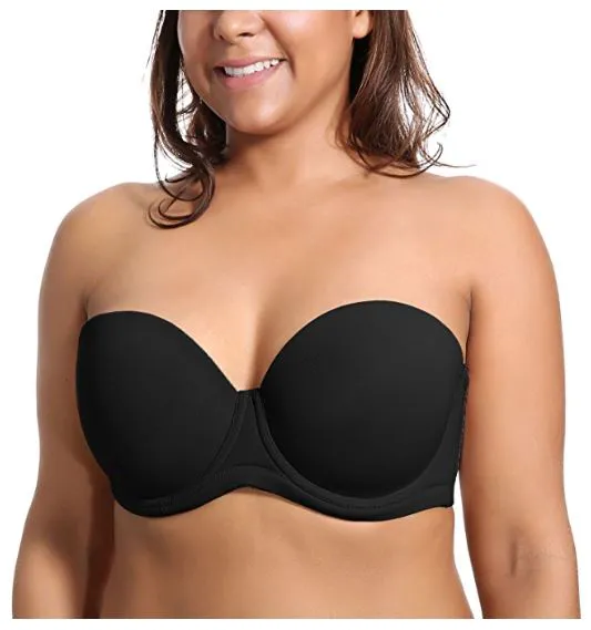 "Strapless bra on a mannequin"