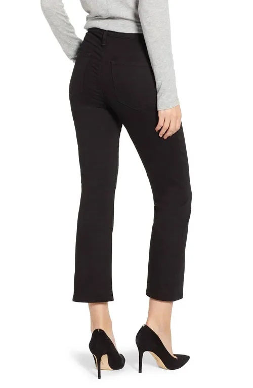 Just Black The Cropped Demi Flare Jeans