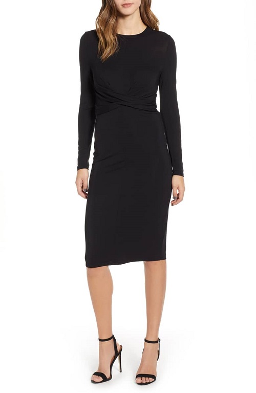 This $35 Black Dress Is Perfect For Party Season–It’s So Slimming ...