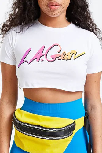 L.A. Gear cropped graphic tee for casual wear