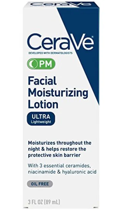 <h3>3. CeraVe PM Moisturizer</h3> best drugstore night creams for aging skin