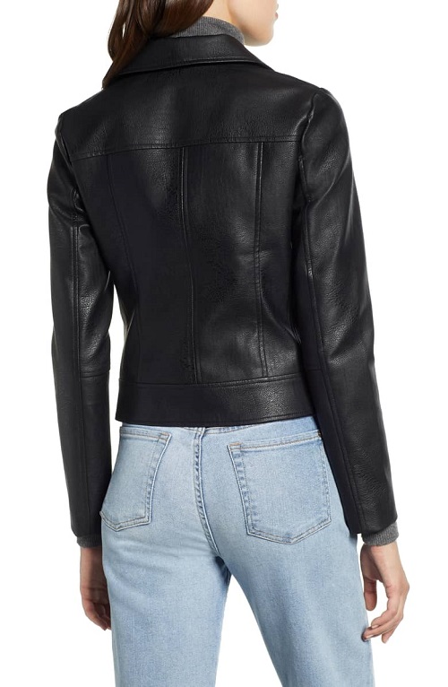 Every Woman Should Own This Super Cool Vegan Leather Moto Jacket–It’s ...