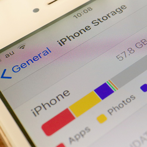 "iPhone storage hack illustration"