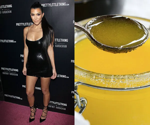 Kourtney Kardashian promoting metabolism-boosting tips