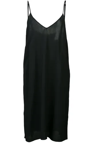 Elegant slip dress displayed on a mannequin
