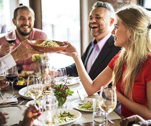 <h3>4. Use a smaller plate</h3> tips for not overeating during the holidays