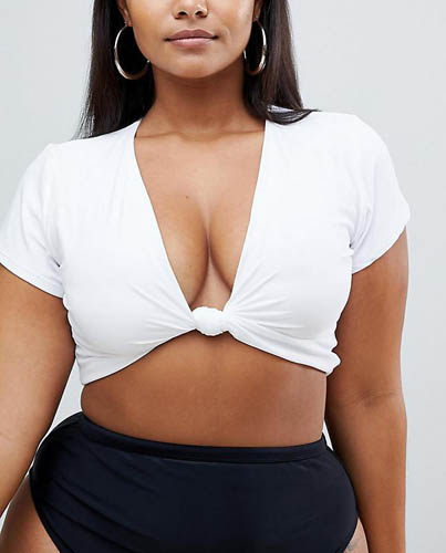 tshirt bikini top