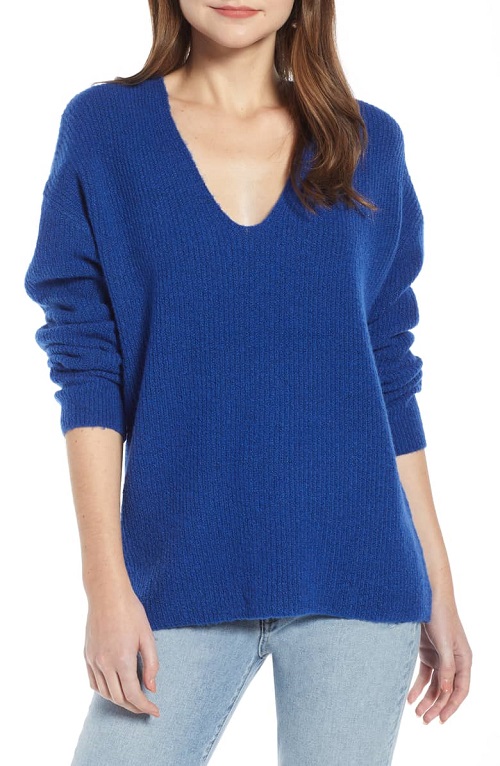 Psst! Snag This Super Soft And Flattering V-Neck Sweater While It’s 40% ...