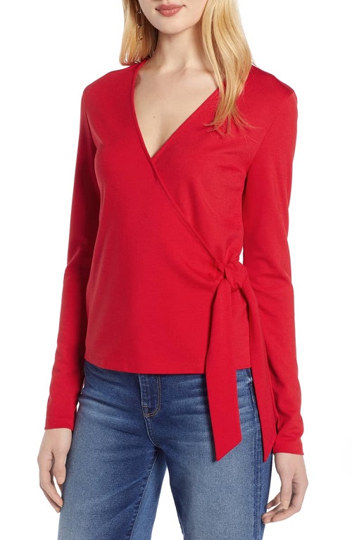Every Woman Should Own This $29 Wrap Top–It Makes Your Waist Look ...