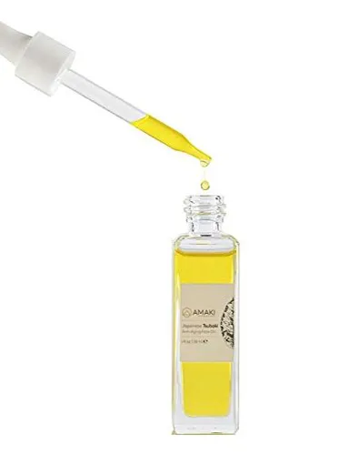 <h3>5. Best Brightening Facial Oil</h3> amaki japanese tsubaki anti-aging face oil