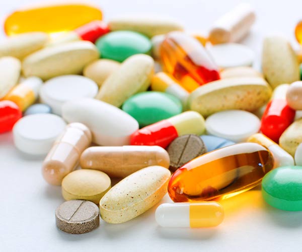 assorted supplements on a table