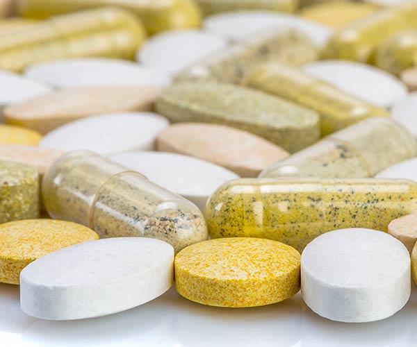 assorted supplements on a table