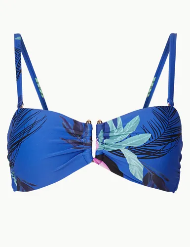 "Floral Print Hipster Bikini Bottoms"