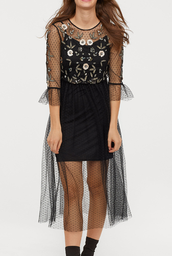 H&M mesh dress