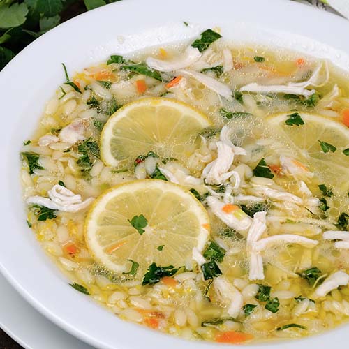 lemon orzo