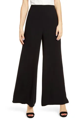 Classic high-waist wide-leg pants for versatile styling
