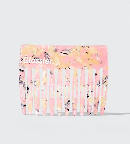 Elegant marble comb for effortless hair styling