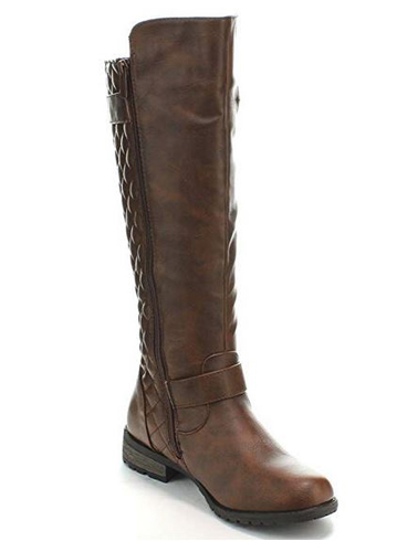 brown riding boots