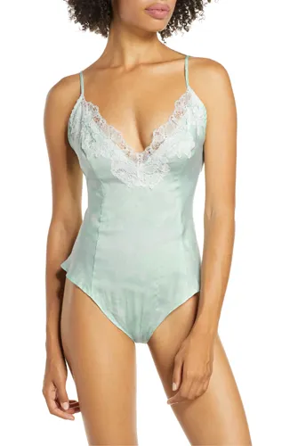 Intimately FP Luella Lace Trim Bodysuit highlighting feminine elegance.