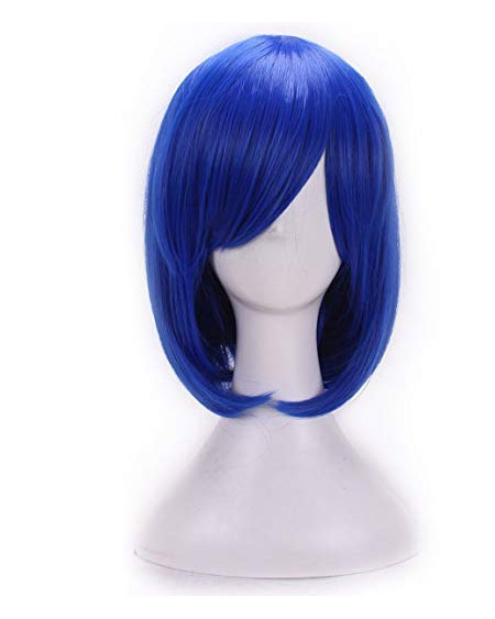 dark blue wig billie eilish bad guy halloween costume