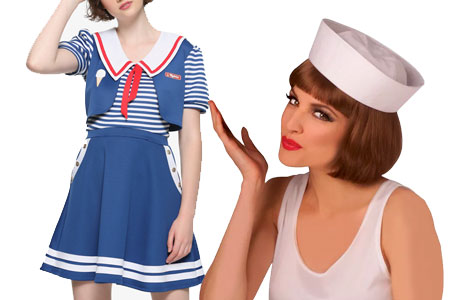 robin strangers things sailor halloween costume diy