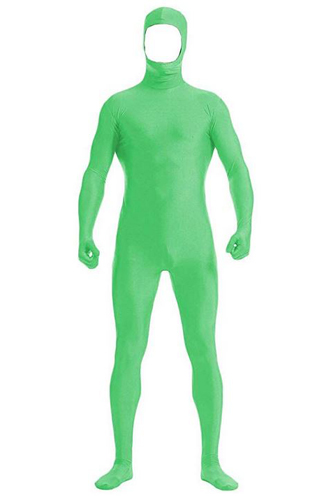 green alien suit