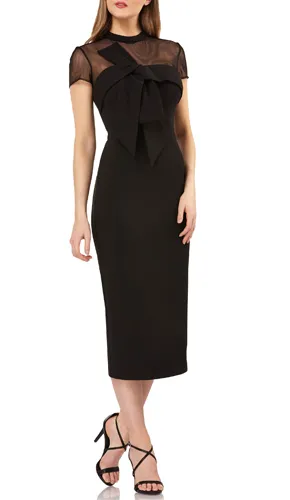 "JS Collections Stretch Crepe Dress"