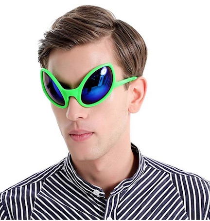 costume alien glasses