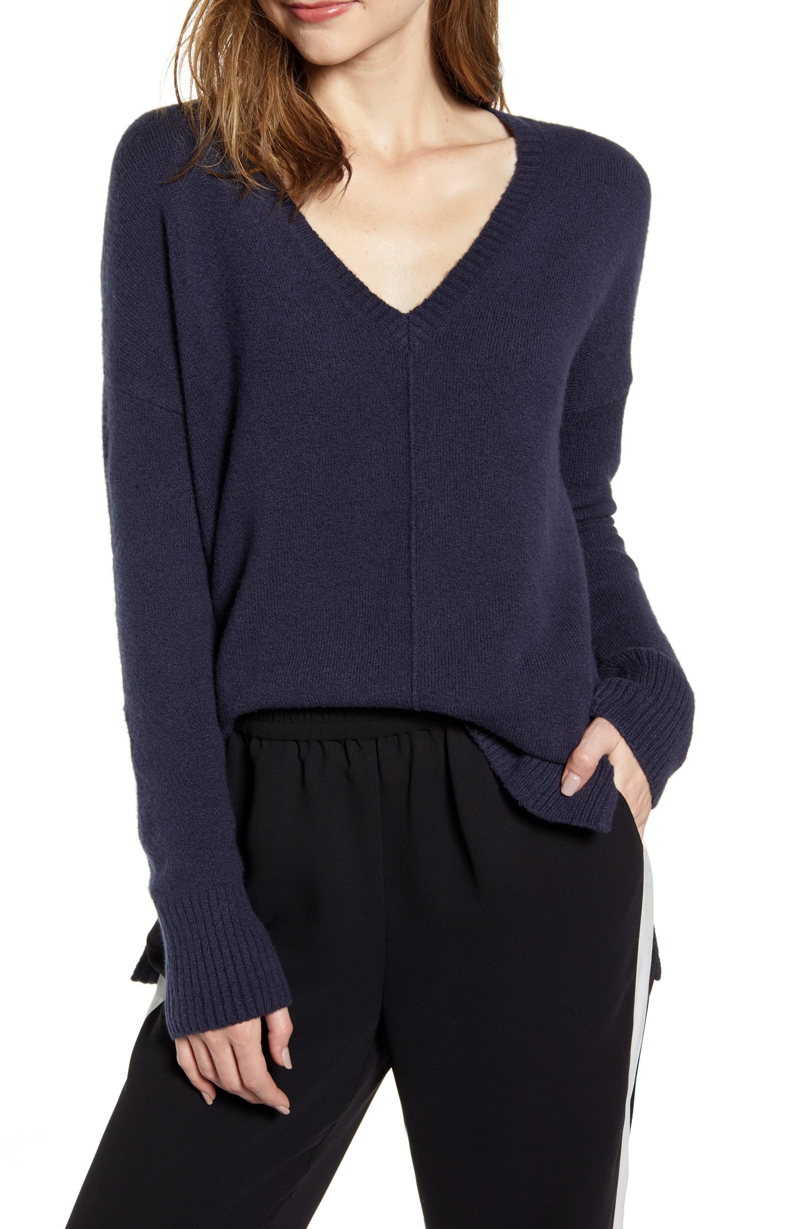 This Super Flattering V-Neck Sweater Is Selling Fast At Nordstrom–Get ...