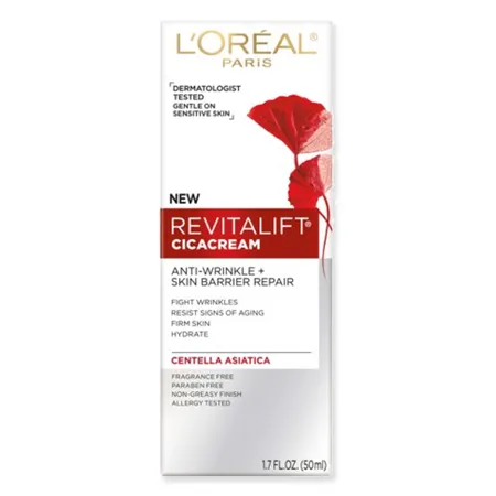 <h3>5. L’Oreal Paris Revitalift Cicacream Anti-Wrinkle + Skin Barrier Repair</h3> Image from SHEfinds