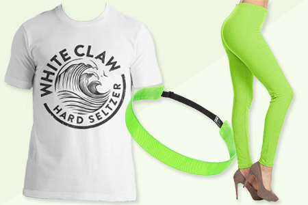 womens white claw halloween costume natural lime