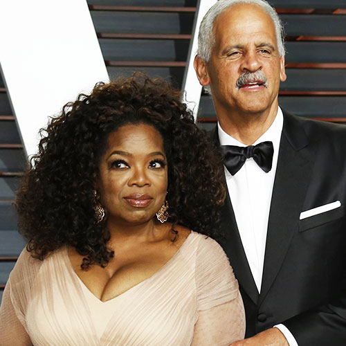 Oprah Winfrey and Stedman Graham