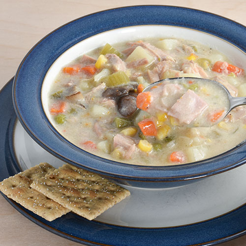 Chicken pot pie soup