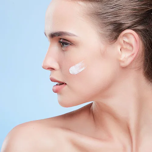 Dr. Dennis Gross skincare products displayed elegantly