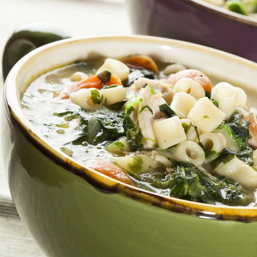 chicken and spinach soup