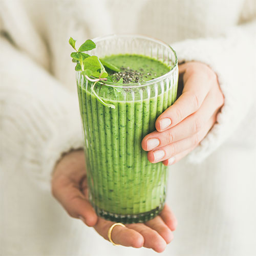 green anti-inflammatory smoothie
