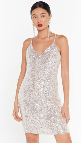 Sequin Mini Dress