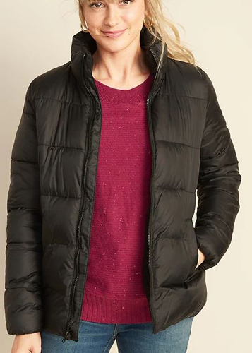 This Top-Rated Puffer Jacket Is Just $26 At The Old Navy Clearance Sale ...