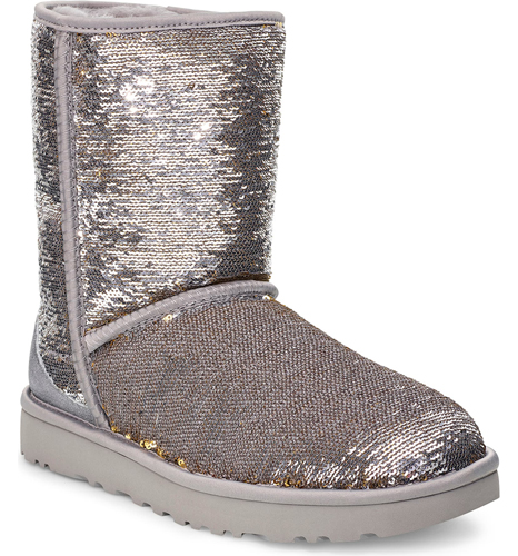 Sequin Short Boot