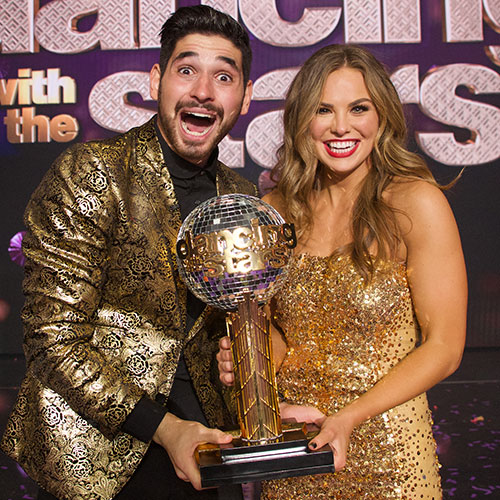 Hannah Brown and Alan Bersten