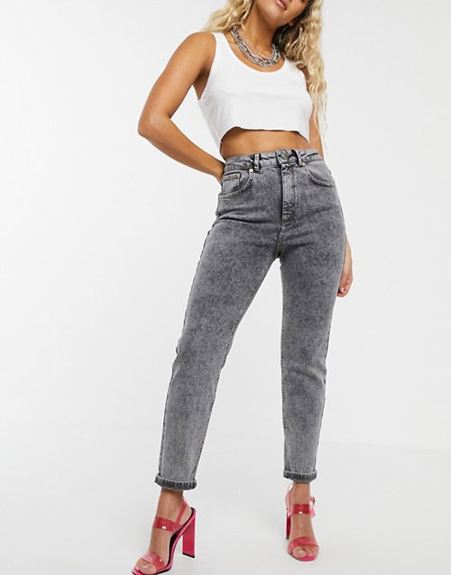 slim mom jeans