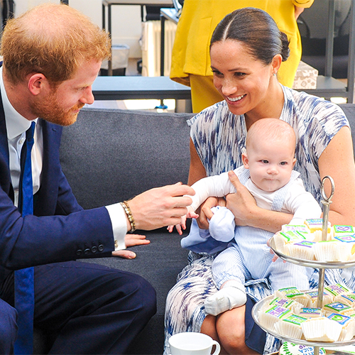Meghan and Harry with Baby Archie