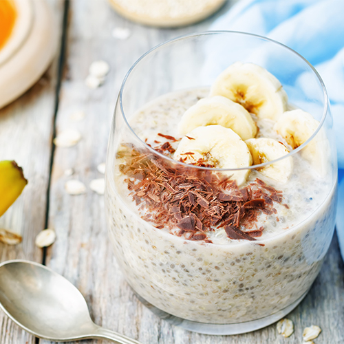 chocolate banana overnight oats