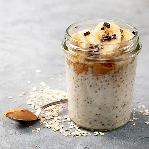 peanut butter overnight oats