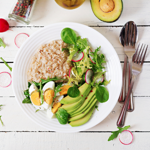 oatmeal and avocado