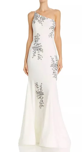 Embroidered Mermaid Gown