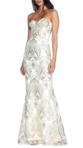 Strapless Trumpet Gown