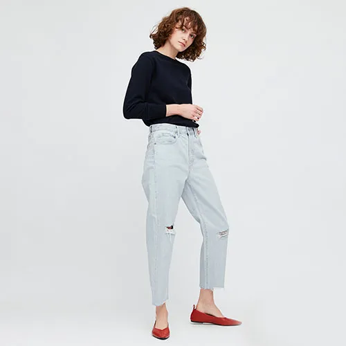 TAPERED ANKLE JEANS