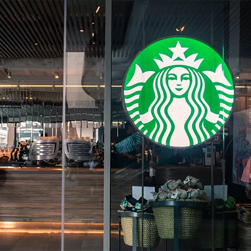 Starbucks sign