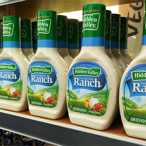 bottles of ranch